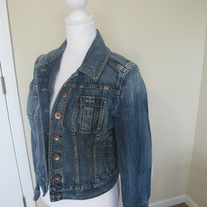 Women's Express Denim Jean Collared Jacket Size M  GUC